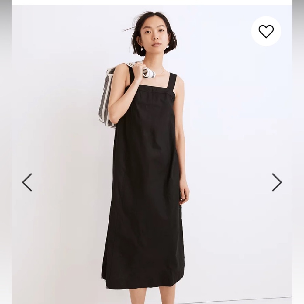 Madewell Linen Cotton Princess Cut Dress